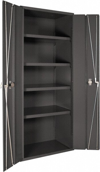 Durham 3953-4S-95 Locking Storage Cabinet: 36" Wide, 24" Deep, 84" High Image