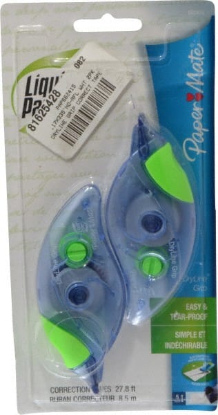 PAPER MATE PAP662415 Pack of (2), 0.17" x 335" DryLine Grip Correction Tape 
