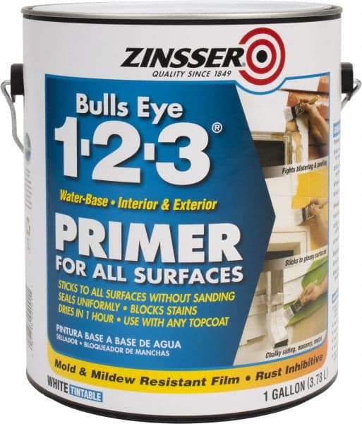 Zinsser 2001 1 Gal Flat White Water-Based Acrylic Enamel Primer 