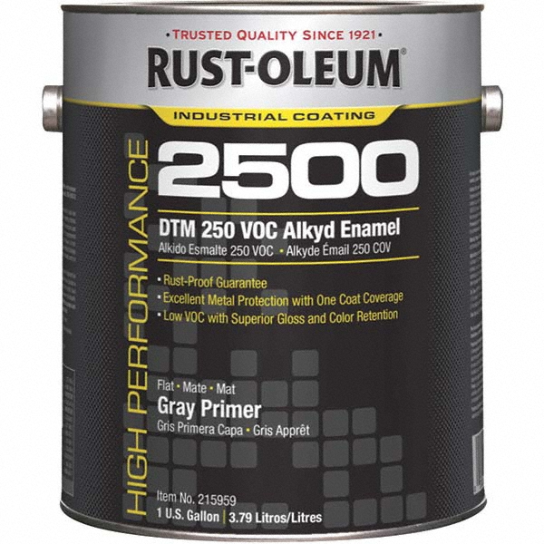 RustOleum 1 Gal Gray Primer Alkyd Enamel 81626301 MSC Industrial