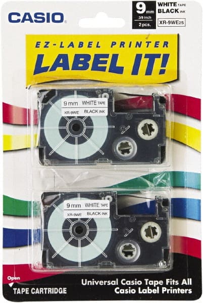 Tape Cassette: 25', Paper & Plastic, White