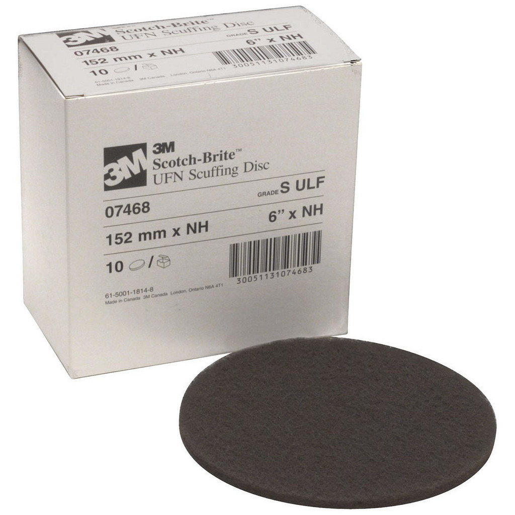 7467 10 per Box G.P. Scuff Discs Scotch-Brite Scuffing Disc- 6 in. 10 Discs per Box