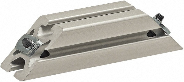 45 deg T-Slotted Extrusion Support Bracket: Use with 4040 - Aluminum, 48" OAL