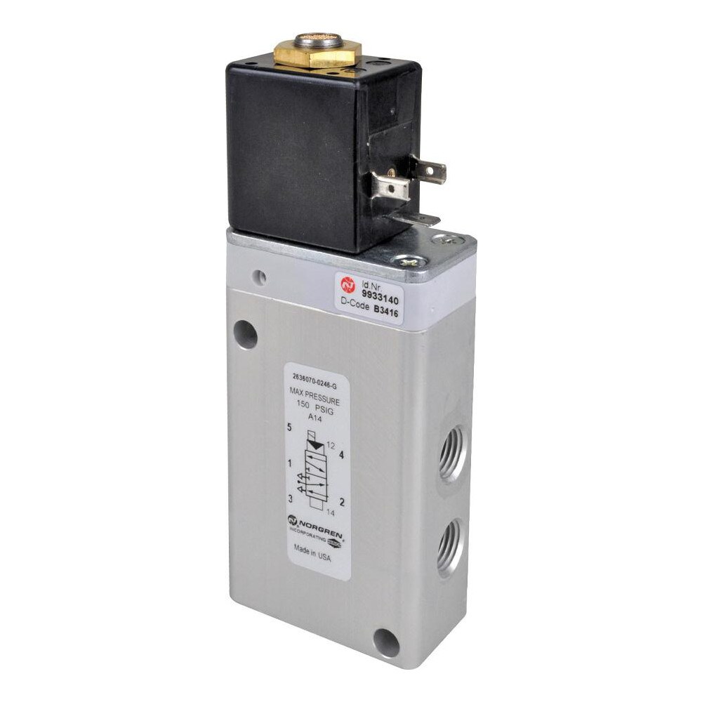 Solenoid Valve Accessories; Type: T Spool Pilot Head ; Accessory Type: T Spool Pilot Head ; Port Size Npt: 1/4 in ; Type: T Spool Pilot Head