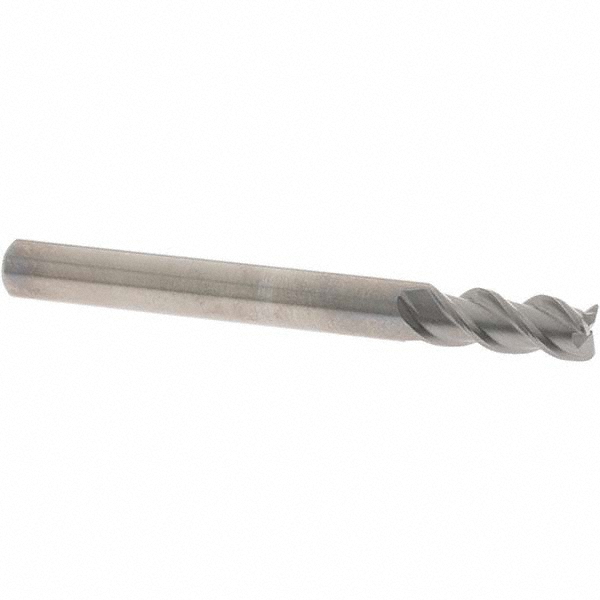 OSG 20421800 Corner Radius End Mill: 1/4" Dia, 5/8" LOC, 0.02" Radius, 3 Flutes, Solid Carbide Image