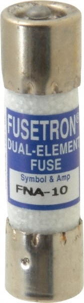 Cooper Bussmann FNA-10 Cartridge Time Delay Fuse: 10 A, 1-1/2" OAL Image