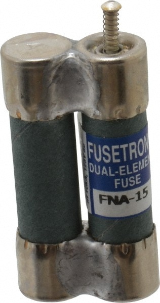 Cooper Bussmann FNA-15 Cartridge Time Delay Fuse: 15 A, 1-1/2" OAL Image