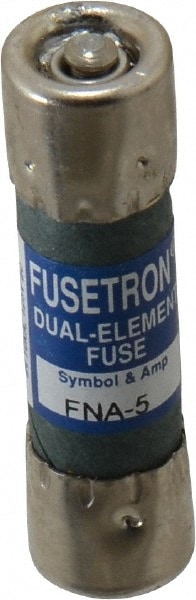 Cooper Bussmann FNA-5 Cartridge Time Delay Fuse: 5 A, 1-1/2" OAL Image