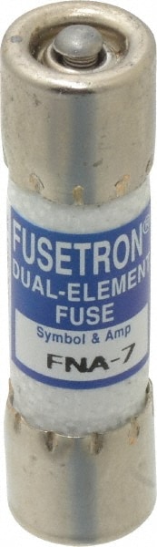 Cooper Bussmann FNA-7 Cartridge Time Delay Fuse: 7 A, 1-1/2" OAL Image