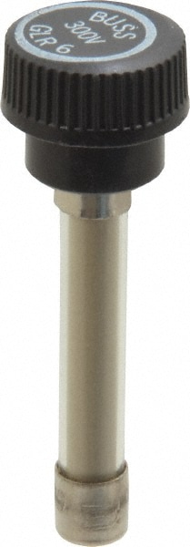 Cartridge Fast-Acting Fuse: 6 A, 2-1/4" OAL, 0.63" Dia