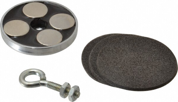 2.03" Diam, 5/16" Cup Height, 1-13/16" Overall Height, 74 Lb Average Pull Force, 74 Lb Max Pull Force, Neodymium Rare Earth Cup Magnet