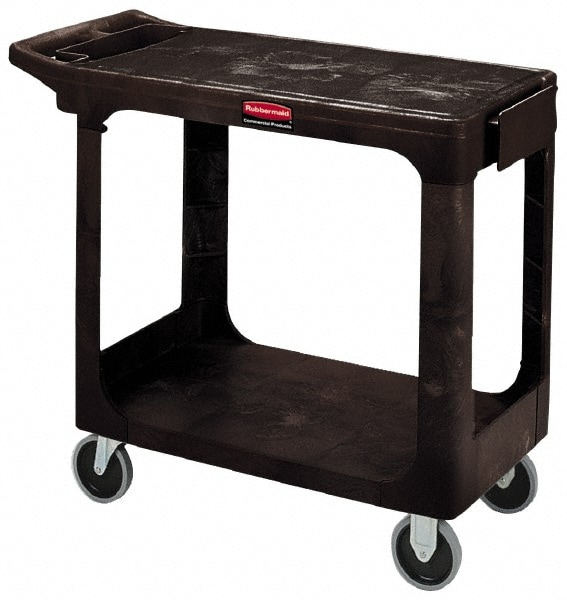 Standard Utility Cart: Plastic, Black