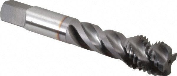 OSG 2933608 Spiral Flute Tap: 3/4-10, UNC, 4 Flute, Modified Bottoming, Vanadium High Speed Steel, TICN Finish Image