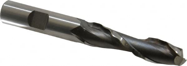 Weldon 65604-00-W 1/2" Diam 2-Flute 30° High Speed Steel Square Roughing & Finishing End Mill 