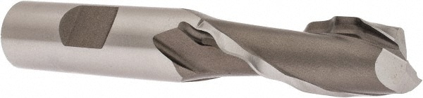 Weldon 65608-00-W 5/8" Diam 2-Flute 30° High Speed Steel Square Roughing & Finishing End Mill Image