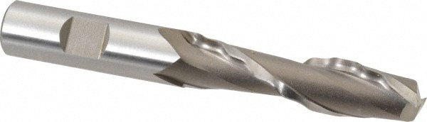 Weldon 65610-00-W 5/8" Diam 2-Flute 30° High Speed Steel Square Roughing & Finishing End Mill Image