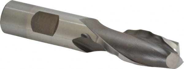 Weldon 65614-00-W 3/4" Diam 2-Flute 30° High Speed Steel Square Roughing & Finishing End Mill 