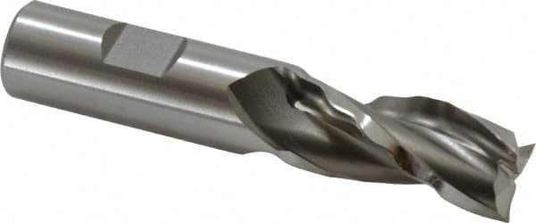 Weldon 65714-00-W 3/4" Diam 3-Flute 30° High Speed Steel Square Roughing & Finishing End Mill 