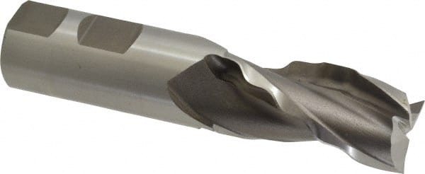 Weldon 65720-00-W 1" Diam 3-Flute 30° High Speed Steel Square Roughing & Finishing End Mill 