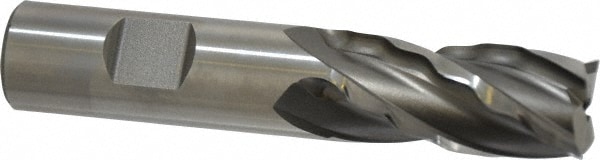 Weldon 65818-00-W 3/4" Diam 4-Flute 30° High Speed Steel Square Roughing & Finishing End Mill Image