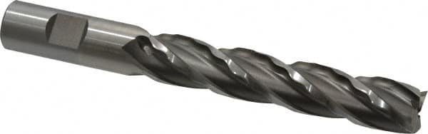 Weldon 65822-00-W 3/4" Diam 4-Flute 30° High Speed Steel Square Roughing & Finishing End Mill 
