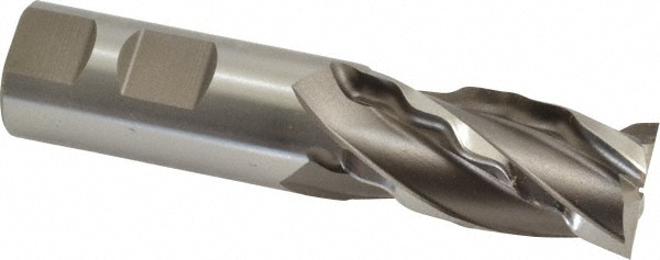 Made in USA 65828-00-W 1" Diam 4-Flute 30° High Speed Steel Square Roughing & Finishing End Mill Image