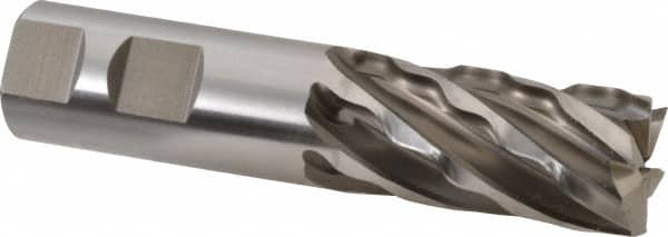 Weldon 65902-00-W 1" Diam 6-Flute 30° High Speed Steel Square Roughing & Finishing End Mill 
