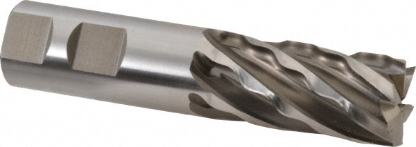 Weldon 65902-00-W 1" Diam 6-Flute 30° High Speed Steel Square Roughing & Finishing End Mill Image