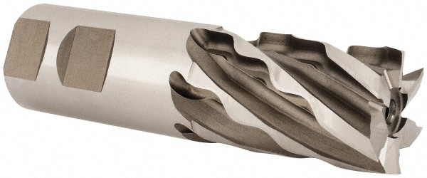 Weldon 65912-00-W 1-1/4" Diam 6-Flute 30° High Speed Steel Square Roughing & Finishing End Mill Image