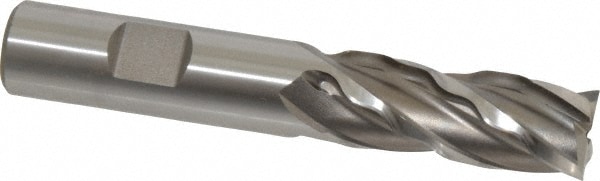 Weldon 66312-00-W 5/8" Diam 4-Flute 30° Cobalt Square Roughing & Finishing End Mill 