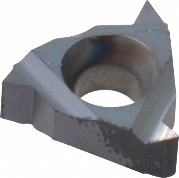 Laydown Threading Insert: 11 IR A60 BMA, Carbide - TiAlN Finish, Right Hand, Internal Partial Profile 60 Degree Thread, 0.50-1.50 mm Pitch, 48-16 TPI, 1/4" Inscribed Circle