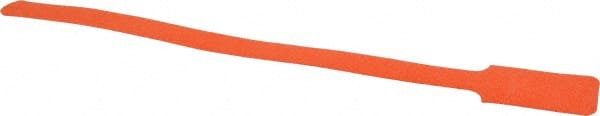 SpeedTech SW1.5X15OR-10 Cable Tie: 15" Long, Orange, Nylon & Polyethylene, Hook & Loop Strap 
