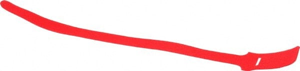 SpeedTech SW1.5X15RD-10 Cable Tie: 15" Long, Red, Nylon & Polyethylene, Hook & Loop Strap 