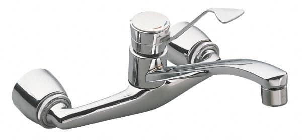 Moen Wall Mount Kitchen Faucet With Spray 81794828 Msc Industrial Supply - Moen Wall Mount Kitchen Faucet With Sprayer