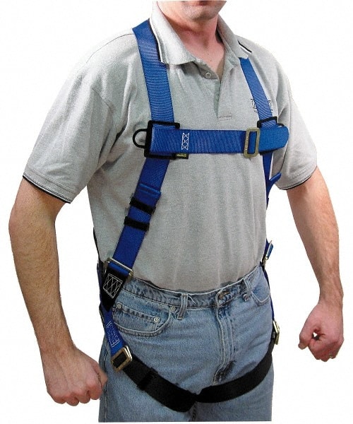 Fall Protection Harnesses: 350 Lb, Quick-Connect Style, Size Universal