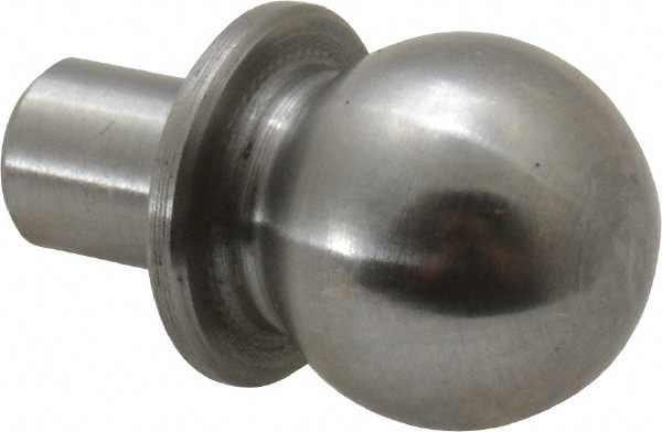 Jergens 29051 Shoulder Tooling Ball: Construction, 1/2" Ball Dia, 1/4" Shank Dia Image