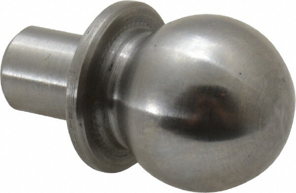 Shoulder Tooling Ball: Construction, 1/2" Ball Dia, 1/4" Shank Dia