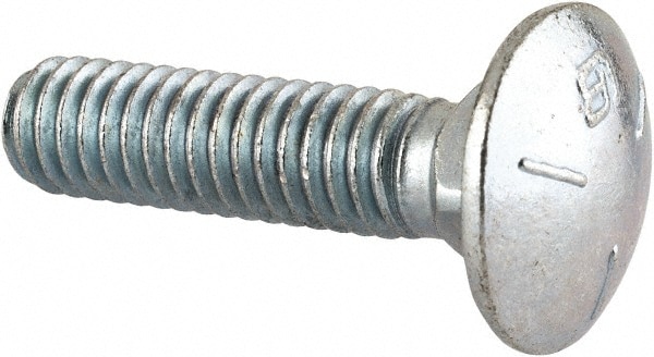 Value Collection HCGE0310125CZ Carriage Bolt: 5/16-18, 1-1/4" Length Under Head, Square Neck Image