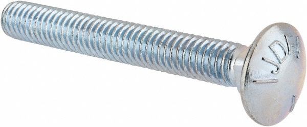 Value Collection HCGE0310250CZ Carriage Bolt: 5/16-18, 2-1/2" Length Under Head, Square Neck Image