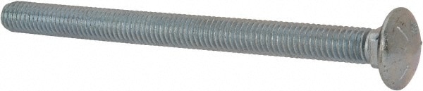 Value Collection HCGE0380500CZ Carriage Bolt: 3/8-16, 5" Length Under Head, Square Neck Image