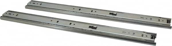 Knape & Vogt 8414P 18 18" Slide Length, 18" Travel Length, Steel Precision Drawer Slide 