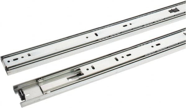 Knape & Vogt 8414P 24 24" Slide Length, 24" Travel Length, Steel Precision Drawer Slide 