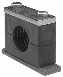 Aluminum Heavy Duty Vibration Control Clamp for 1-1/2" Pipe