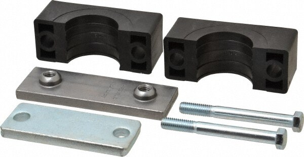 Polypropylene Heavy Duty Vibration Control Clamp for 2" Tube