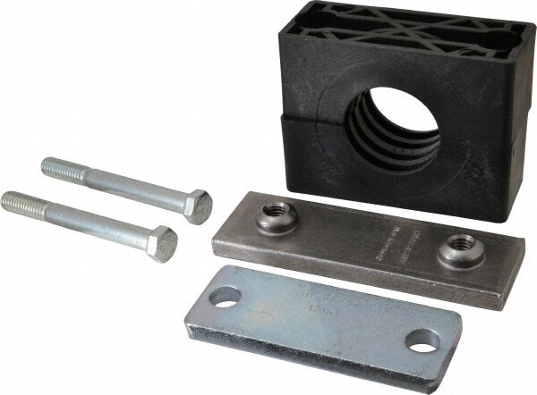 Polypropylene Heavy Duty Vibration Control Clamp for 1-1/2" Pipe