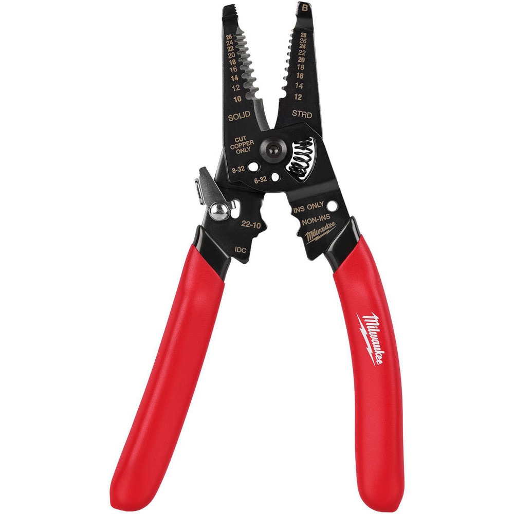 Wire & Cable Strippers; Maximum Capacity: 28 AWG ; Type: Wire Stripper ; Minimum Wire Gauge: 10 AWG ; Insulated: No ; Wire Type: AWG ; Body Material: Metal