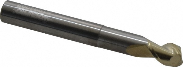 Accupro 25031207N18C5 Square End Mill: 5/16 Dia, 7/16 LOC, 5/16 Shank Dia, 2-1/2 OAL, 2 Flutes, Solid Carbide 