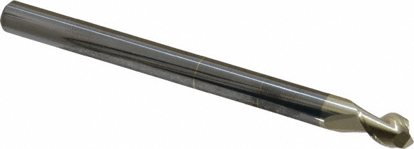 313879 Square End Mill: 5/16 Dia, 7/16 LOC, 5/16 Shank Dia, 4 OAL, 2 Flutes, Solid Carbide  