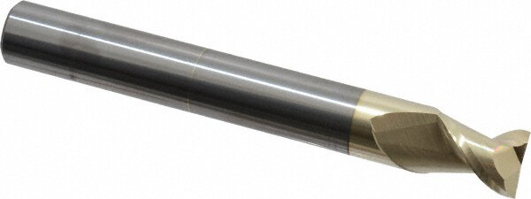 Accupro 25050010NS04C5 Square End Mill: 1/2 Dia, 5/8 LOC, 1/2 Shank Dia, 4 OAL, 2 Flutes, Solid Carbide 