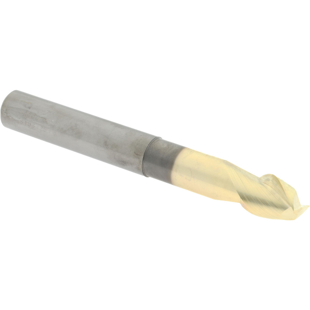 Accupro 25062512NS38C5 Square End Mill: 5/8 Dia, 3/4 LOC, 5/8 Shank Dia, 5 OAL, 2 Flutes, Solid Carbide Image